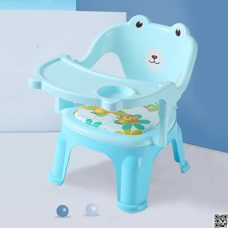 Baby Feeding Chair with Tray | Durable Plastic Kids High Chair & Study Chair thumbnail 2