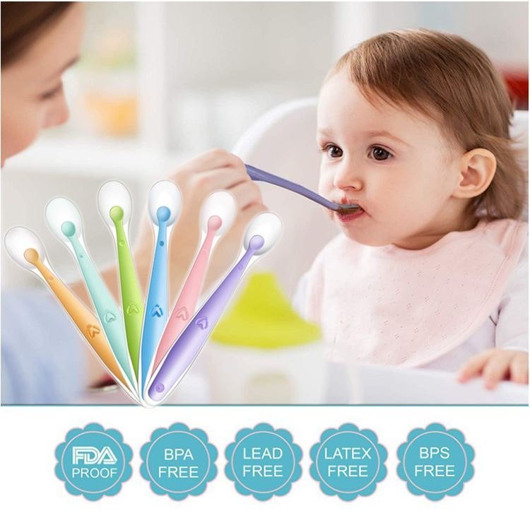 Silicone Baby Spoon 1Pc – BPA Free Soft Infant Feeding Spoon for First Solid Food