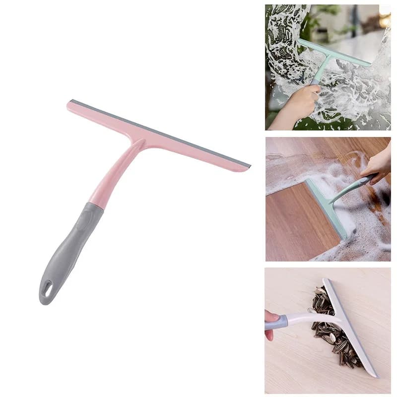 Household Glass Washing Multi-use Plastic Rain Wiper Cleaner Durable Window Cleaner Small Hand Glass Wiper thumbnail 5