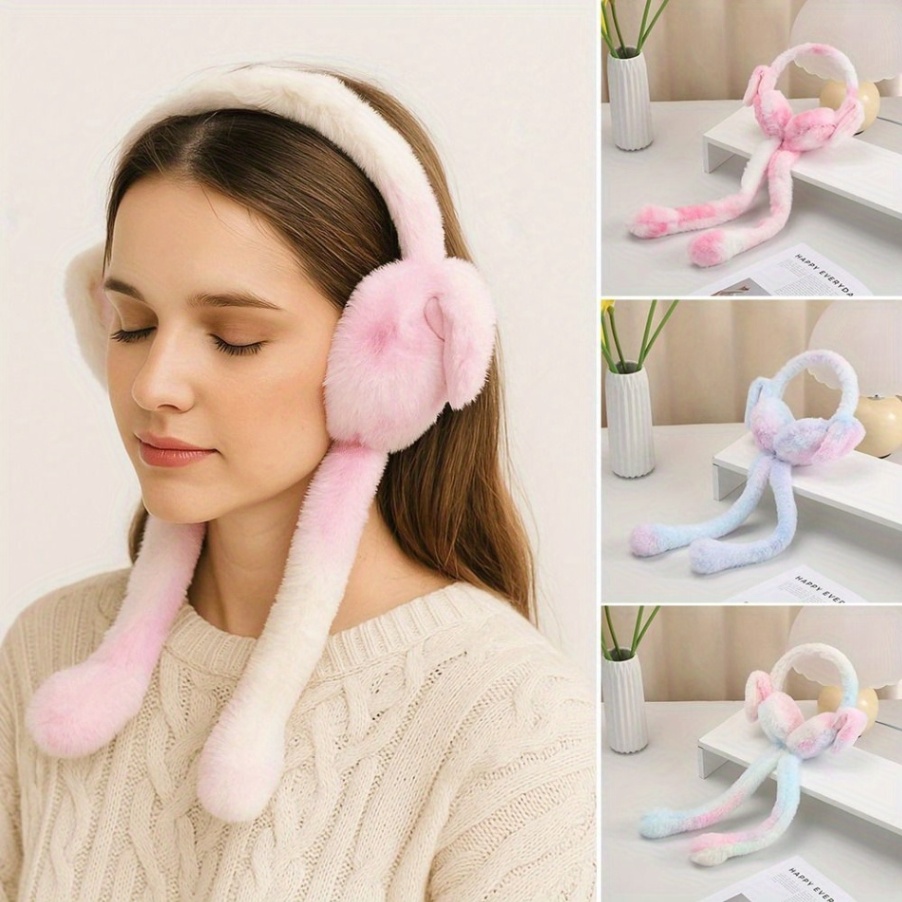 Fluffy Rabbit Ear Winter Earmuffs Best Price in Bangladesh | Moving Bunny Hat with Music Cute Plush Rabbit Headband
