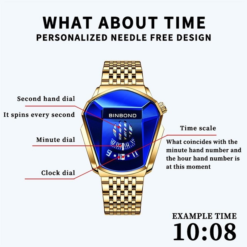 Luxury BINBOND Quartz Men's Watch thumbnail 3