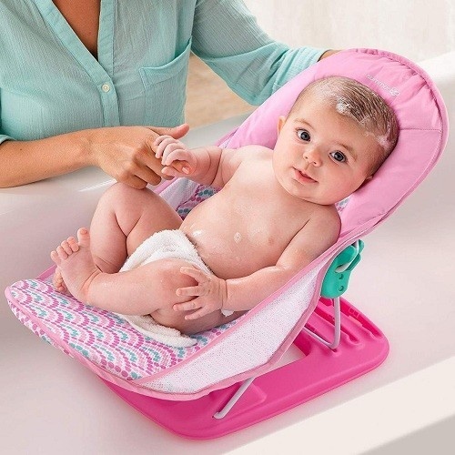 Deluxe Baby Bather Shower Bath Tub | Washable Infant Bath Seat 0–12+ Months