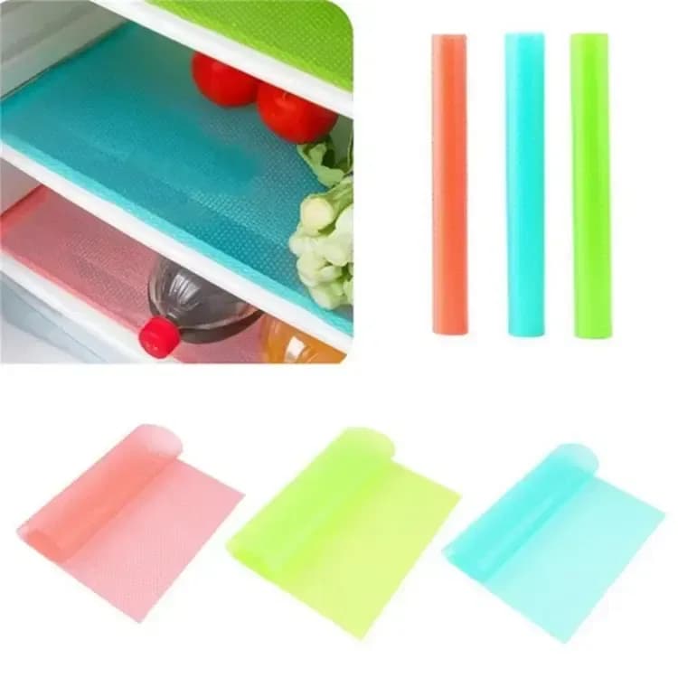 Freeze Mat 1pcs, Anti Slip Fridge Mat, Washable Refrigerator Mats, Waterproof Fridge Mats, Drawer Mats thumbnail 3