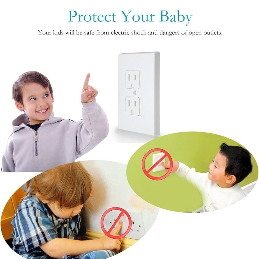 10pcs Baby Safety Electrical Socket Cover Set | 2 Pin & 3 Pin Plug Protector | Multiplug Safety Guard Bangladesh thumbnail 4