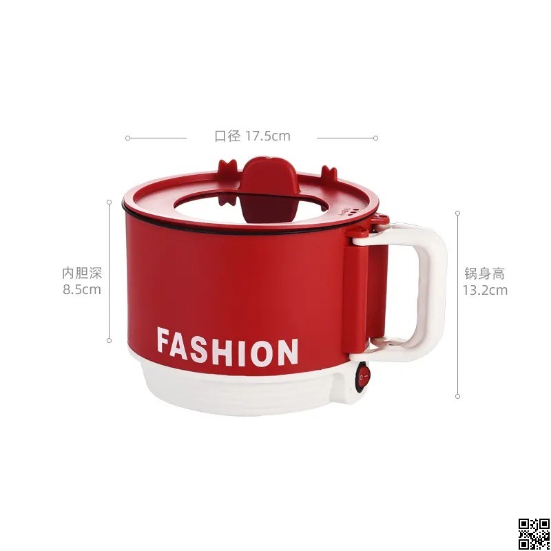 Electric Cooking Pot 1.6L – Mini Multi Functional Cooker thumbnail 3