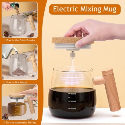 Automatic Mixing Cup 14oz USB Rechargeable Self Stirring Mug