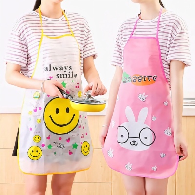 Waterproof Kitchen Apron (1pc) – PVC Cooking & Cleaning Apron