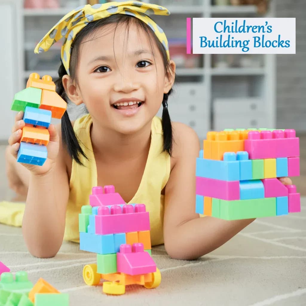 Play and Learn Building Blocks Set For Kids, Educational Classic Blocks (Play and Learn Set) thumbnail 6