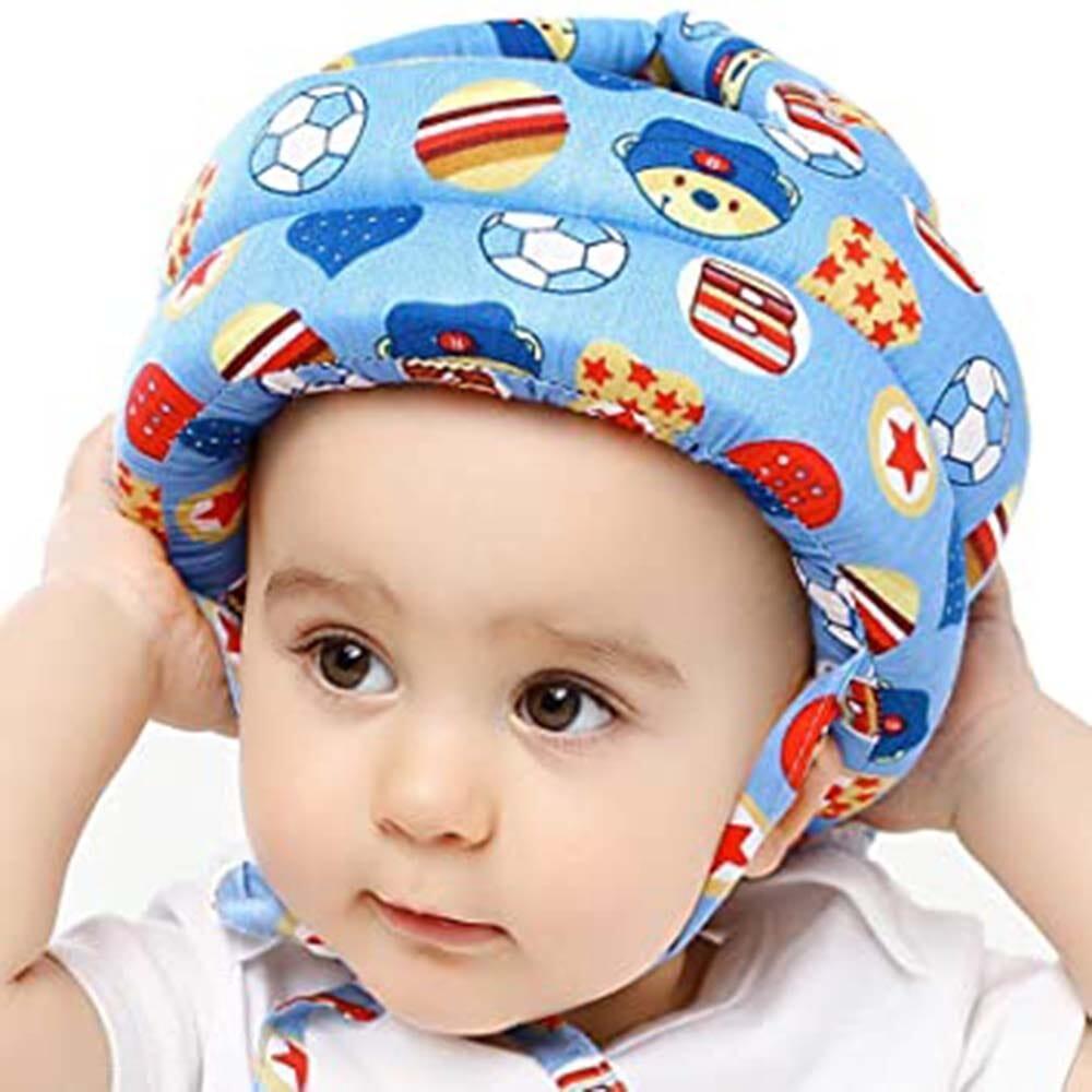 Kids Safety Head Protector Helmet | Baby Safety Helmet for Infant & Toddler | Breathable Adjustable Head Cushion Cap thumbnail 3