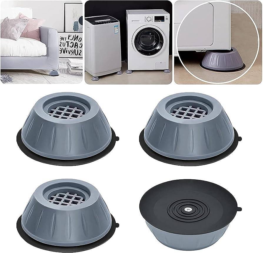 4Pcs Washing Machine Anti-Vibration Pads – Shock Proof Feet Mats thumbnail 5