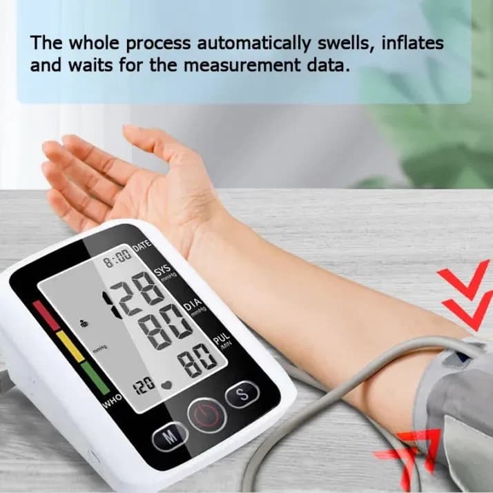 Electronic Digital Blood Pressure Monitor with Voice Function thumbnail 3