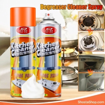 500ml Kitchen Cleaner Foam Spray - Powerful Lemon Degreaser & Stain Remover thumbnail 6