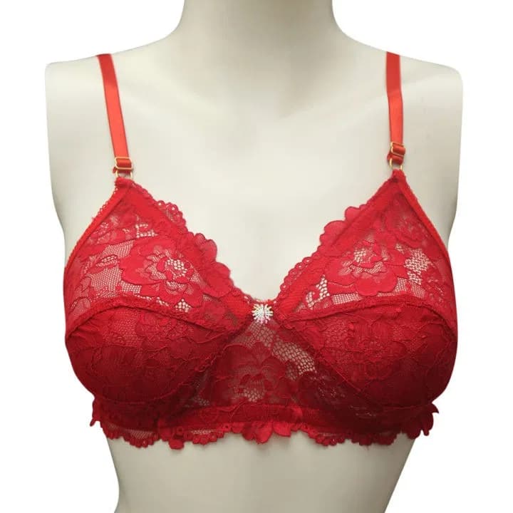 4 Pcs Lace & Net Bra Combo – Soft, Breathable & Comfortable Bras for Women thumbnail 6