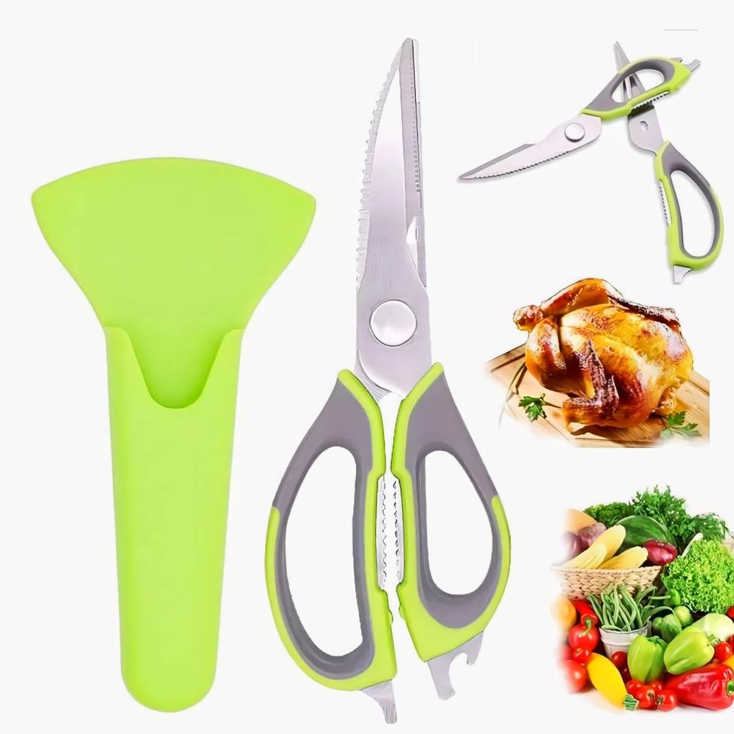 8 In 1 Kitchen Scissors, Multi-Functional kitchen Scissor thumbnail 3