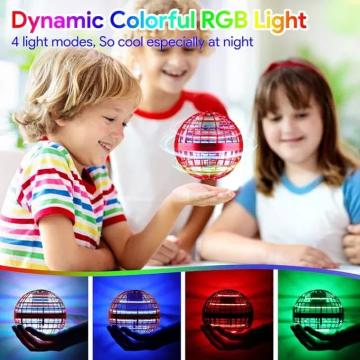 Flying Orb Ball Toy, Magic Flying Ball, Hand Controlled Fly Boomerang Spinner Ball, Jitter Drone
