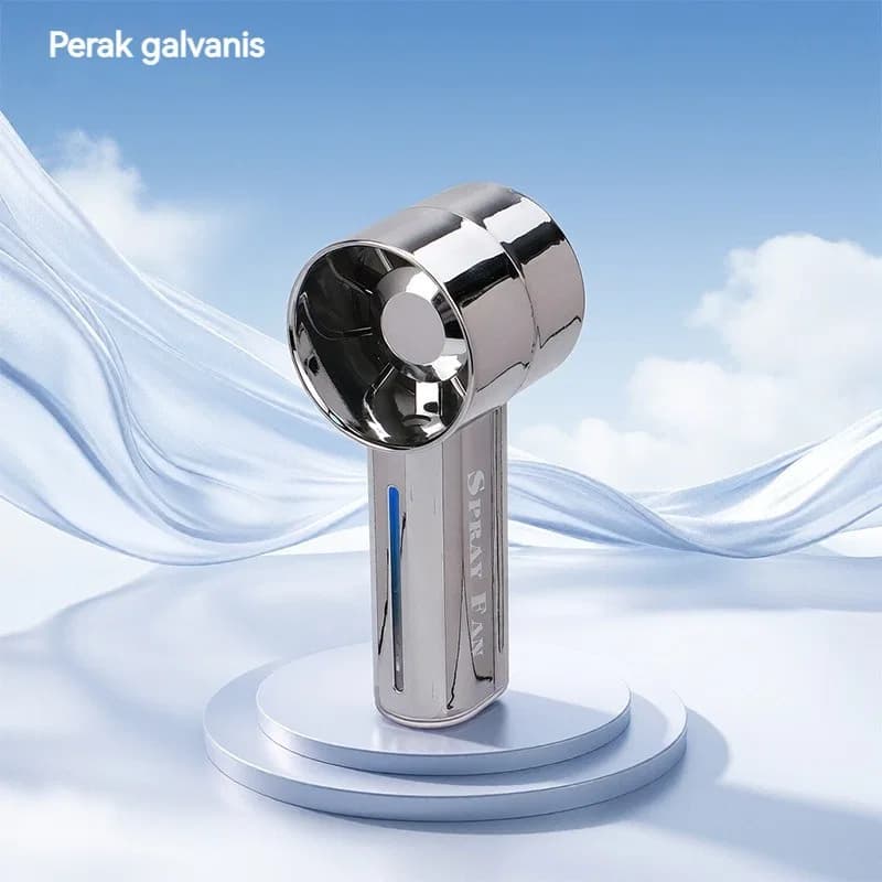 Portable Mist Fan - Rechargeable Mini Cooling Fan, Portable Handheld Spray Fan, Recharge Hand Held Fan Humidifier Mist Cooler Cooling Spray Handheld Spray Fan thumbnail 5