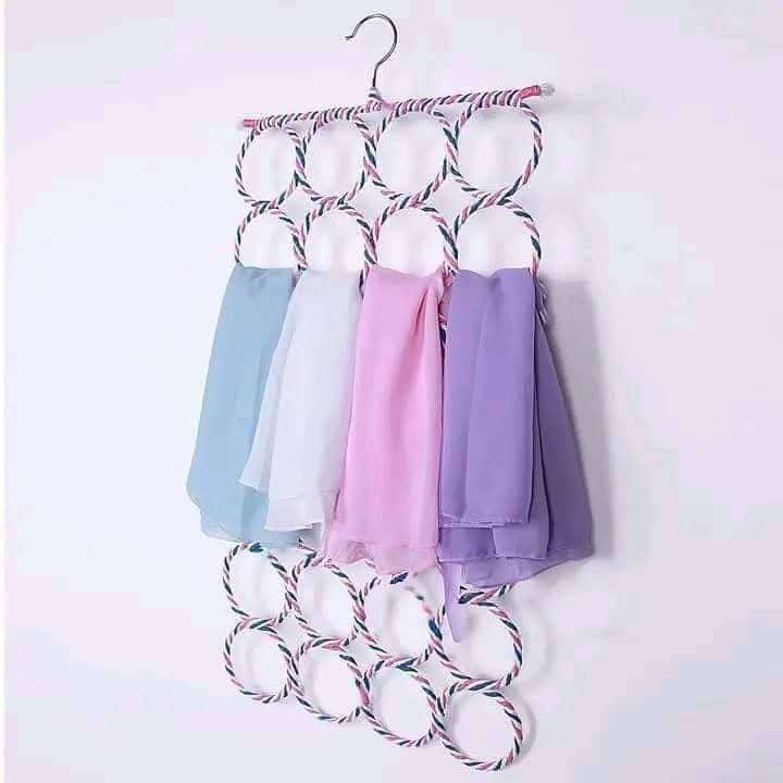Hijab Hanger, Premium 28 Slot Hijab Hanger & Orna Organizer for Women thumbnail 6