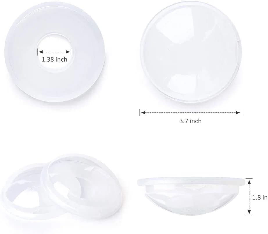 Breast Milk Collection Shells, Breast Shells Nursing Cups Milk Saver, BPA-Free Soft Milk thumbnail 4