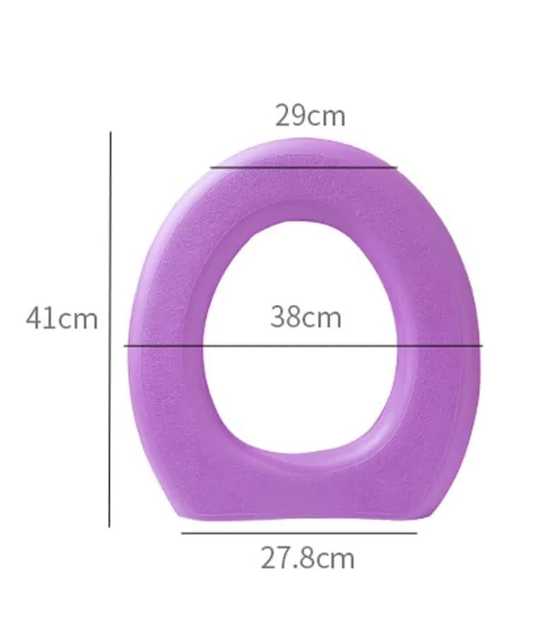 Commode Cover, Bathroom Toilet Seat Covers, Toilet Seat Cushion Cover, Soft Bathroom Thicker Toilet Seat Cover Pad thumbnail 3