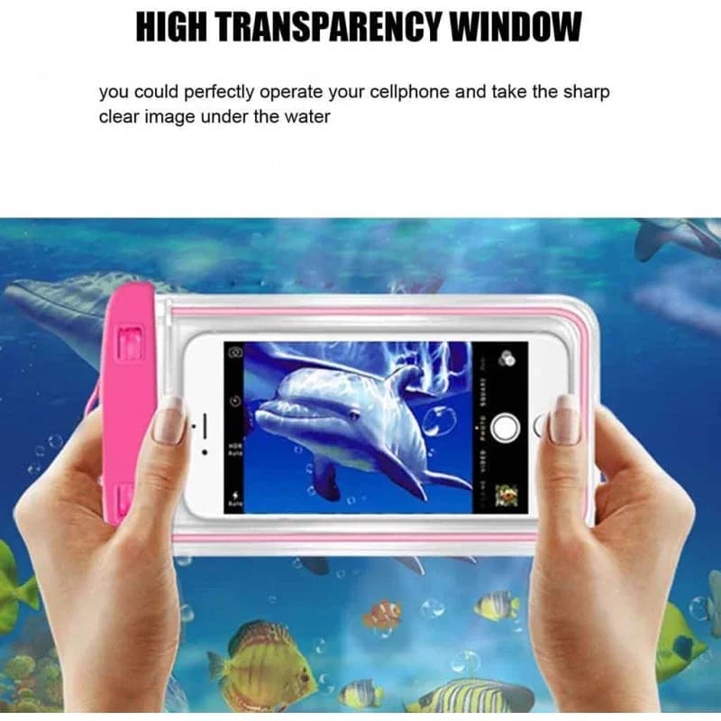 Universal Waterproof Mobile Phone Pouch Bag – Floating Case with Glow-in-the-Dark Strip thumbnail 5