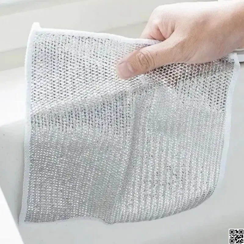 Magic Dish Cloth 3Pcs – Multi-Purpose Kitchen Cleaning Sponge thumbnail 3