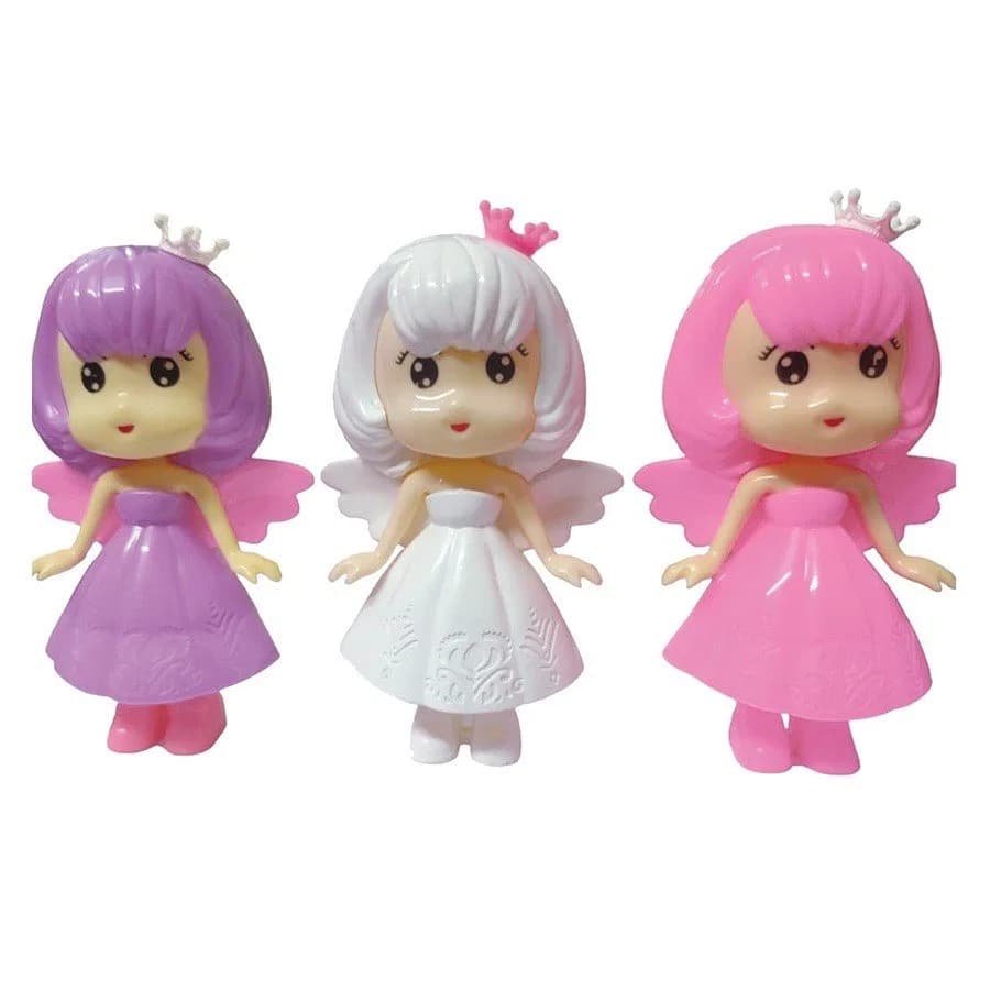 3 pcs Barbie Doll, 3 piece barbie Doll set play with new friend toy thumbnail 2