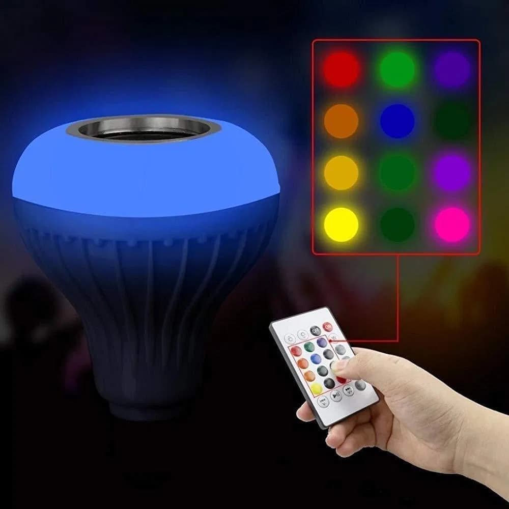 Remote Control Bluetooth Speaker Music Bulb thumbnail 2