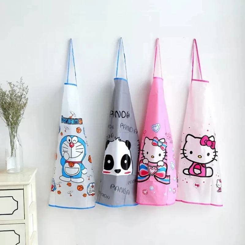 Waterproof Kitchen Apron (1pc) – PVC Cooking & Cleaning Apron thumbnail 4