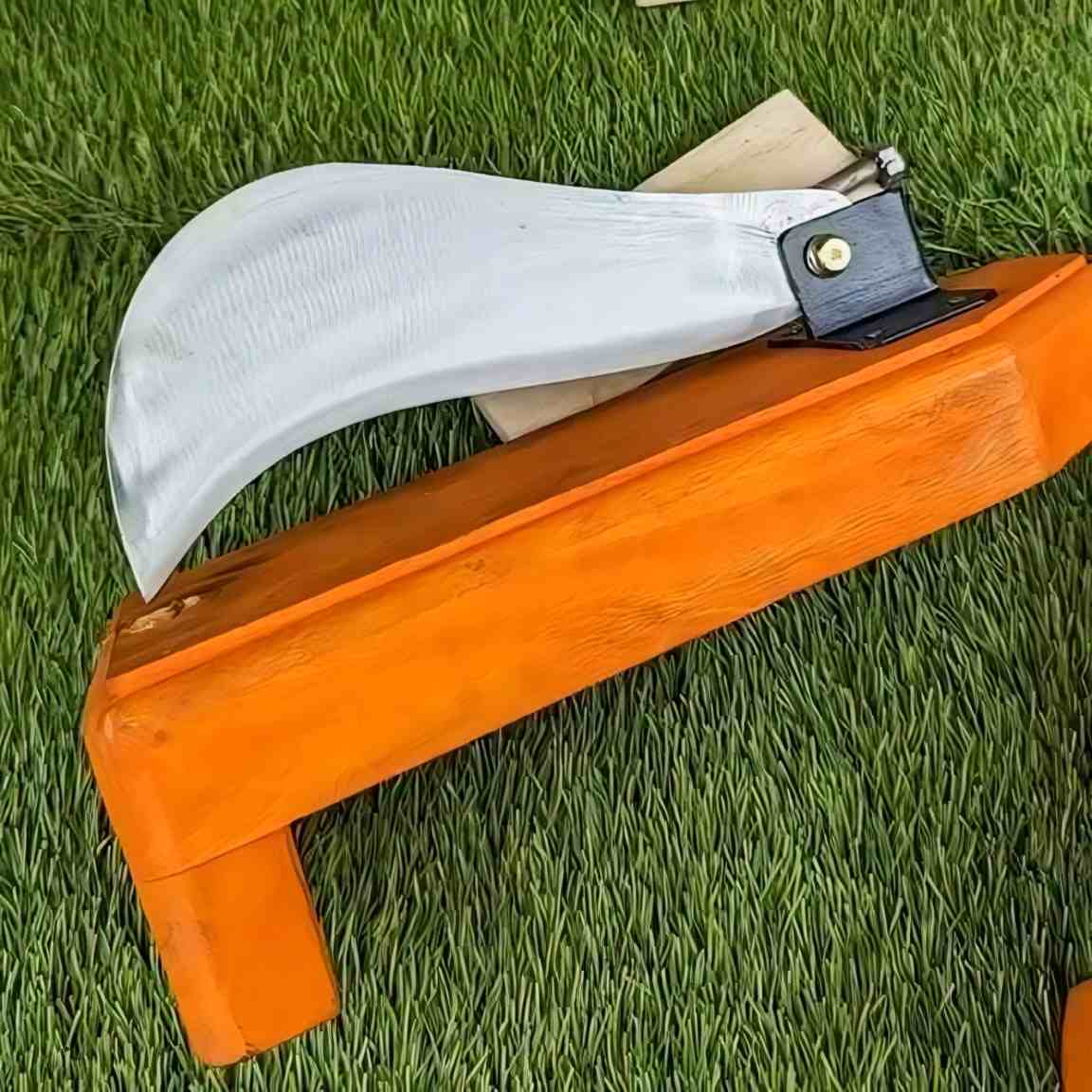 Folding Boti | Folding Kitchen Cutting & Chopping Table Boti Made with Spring Steel & Wooden Base thumbnail 6