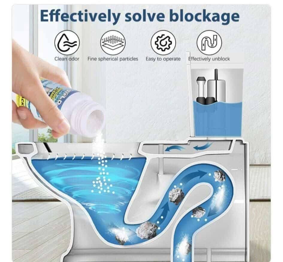 Powerful Sink Drain Cleaner Powder – Super Clog Remover thumbnail 5
