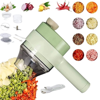 Gatling Food Chopper – Portable Electric Vegetable Cutter Set