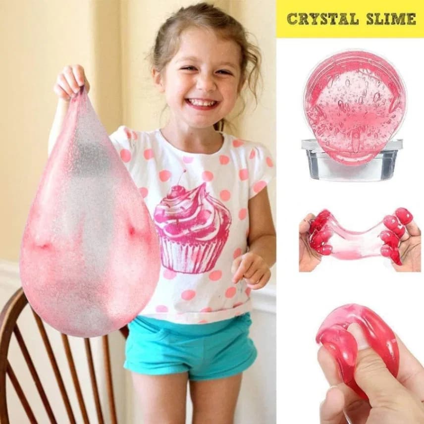 DIY Fluffy Slime Kit Crystal Slime Set for Girls Boys Toys Kids Art Craft thumbnail 2