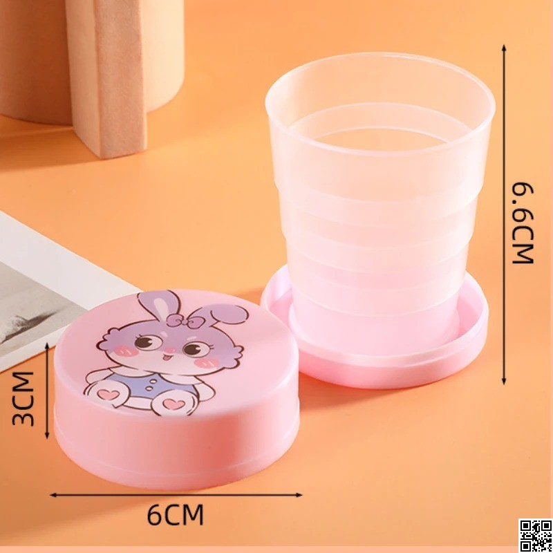 Portable Folding Cup – Travel Friendly Collapsible Water Cup thumbnail 4