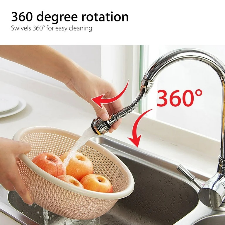 360° Water Saving Switch Faucet – Adjustable Tap Extender for Kitchen & Bathroom
