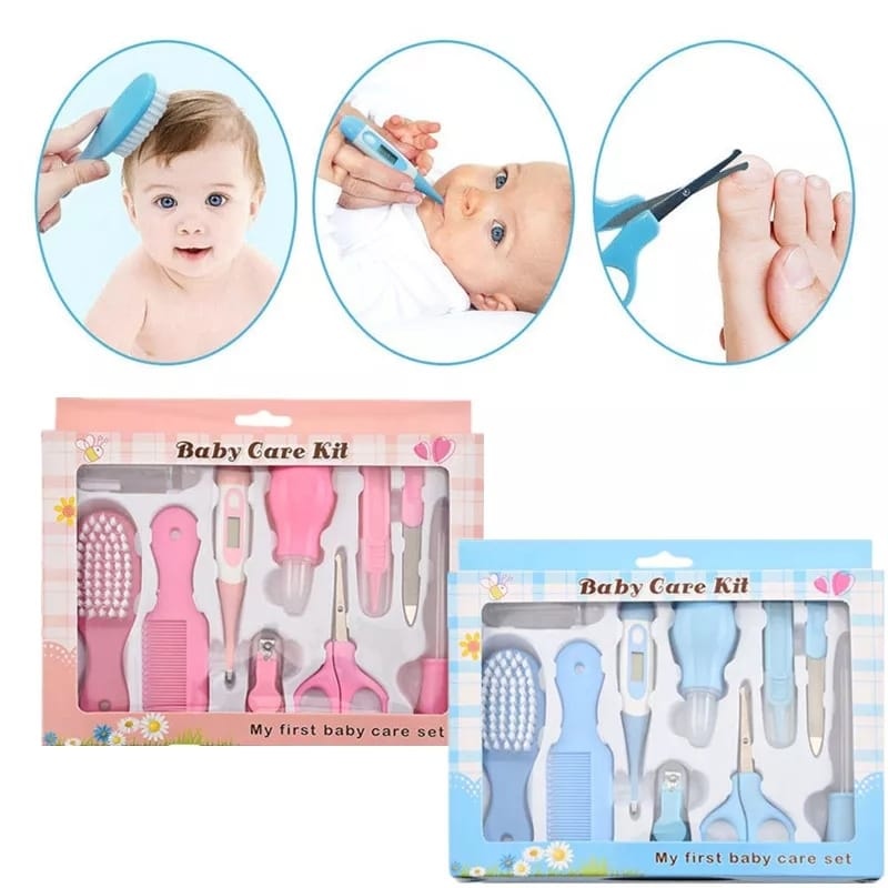 Baby Care Kit 10pcs for Newborn – Portable Infant Grooming & Nursing Baby Care Accessories Set thumbnail 2