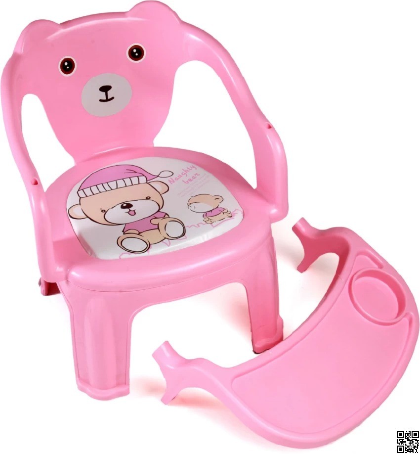 Baby Feeding Chair with Tray | Durable Plastic Kids High Chair & Study Chair thumbnail 6