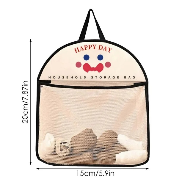 Storage Hanging Mesh Bag in Bangladesh Reusable Toy Organizer Net Bag for Bathroom Kitchen thumbnail 3