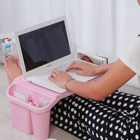 Multifunctional Kids Plastic Study Table with Storage Box – Baby Snack & Lap Desk thumbnail 2
