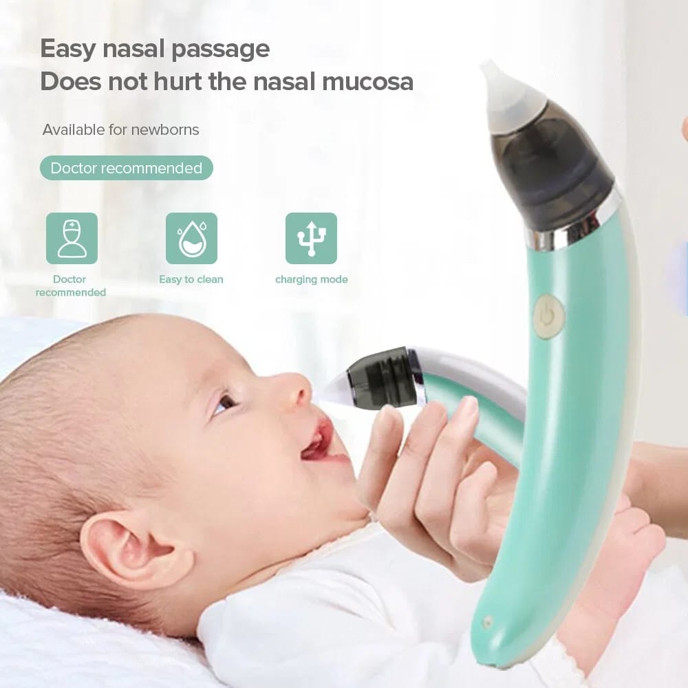 Rechargeable Electric Baby Nasal Aspirator, Kids Health Electric Baby Nose Cleaner, Baby Nasal Aspirator Electric Hygienic Nose Cleaner thumbnail 6