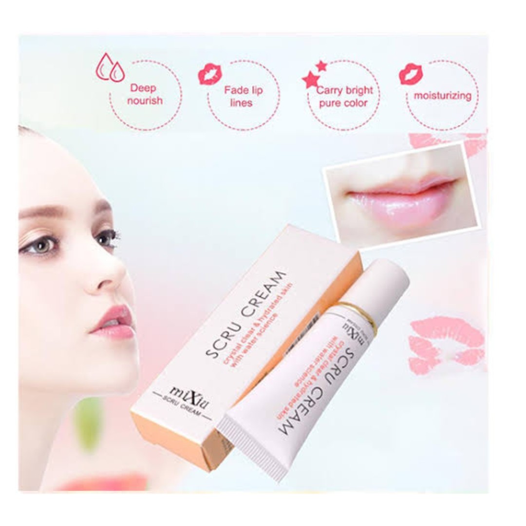 Mixiu SCRU Cream Lip Scrub – Exfoliating Gel for Dark Lips Removal & Pink Lips Care thumbnail 3