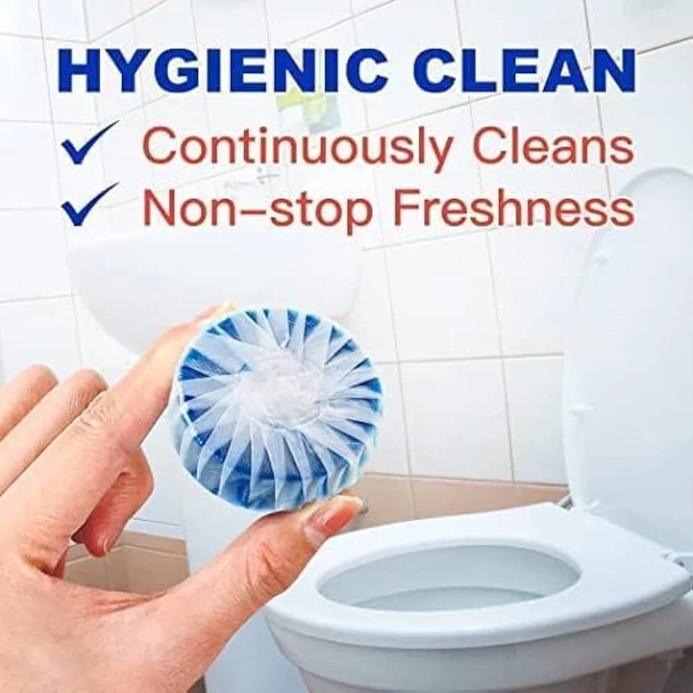 Automatic Flush Toilet Bowl Cleaner Tablets + 10 Pcs Tablets Bathroom Toilet Tank Cleaner thumbnail 2
