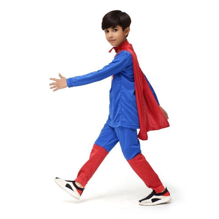 Superman Costume for Kids | Super Man Dress Suit for Boys 2-10 Years thumbnail 5