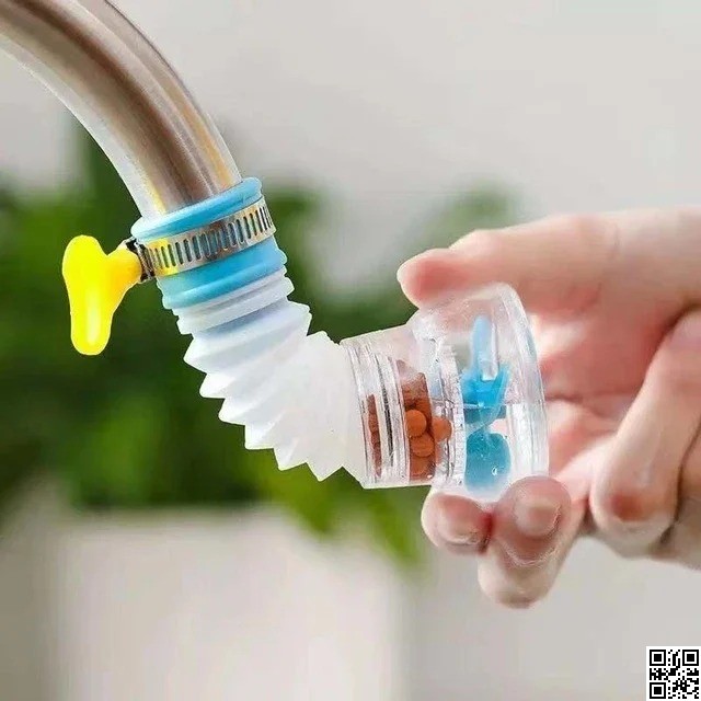 360° Water Filter Faucet Extender – Flexible Tap Sprayer & Water Saver