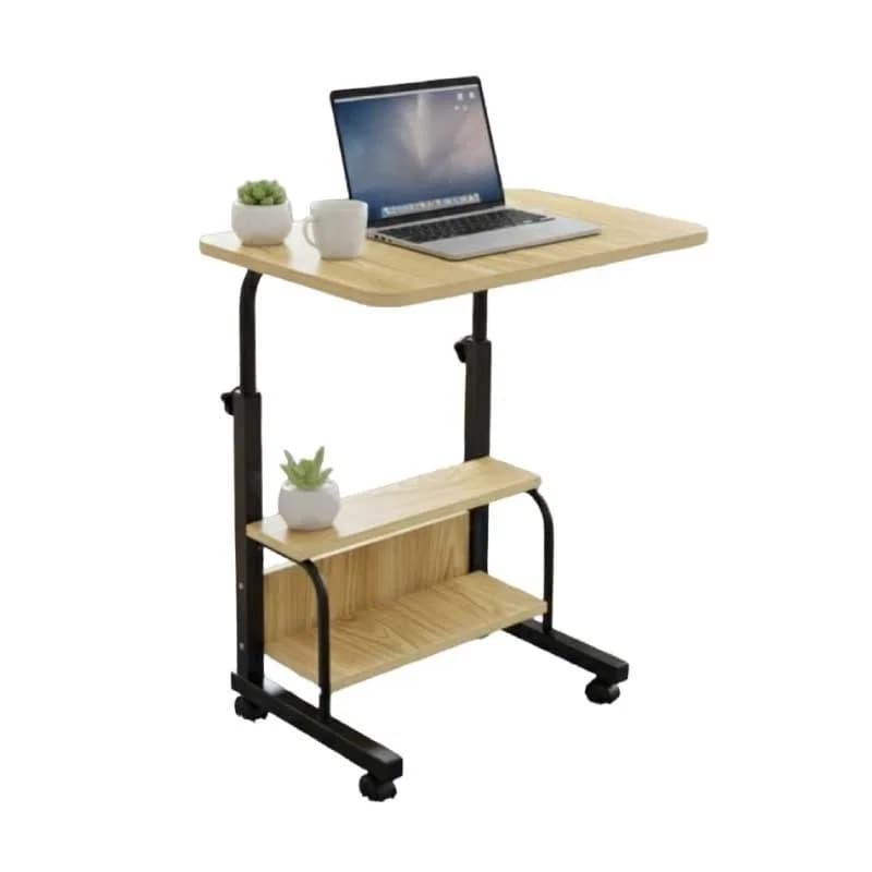 Double layer adjustable table, Height Adjustable Portable Laptop Desk Table, Sofa Table, Side Table, Bed Table, Study Desk Table thumbnail 2