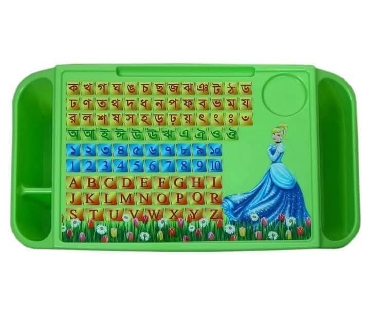 Multifunctional Kids Plastic Study Table with Storage Box – Baby Snack & Lap Desk thumbnail 5