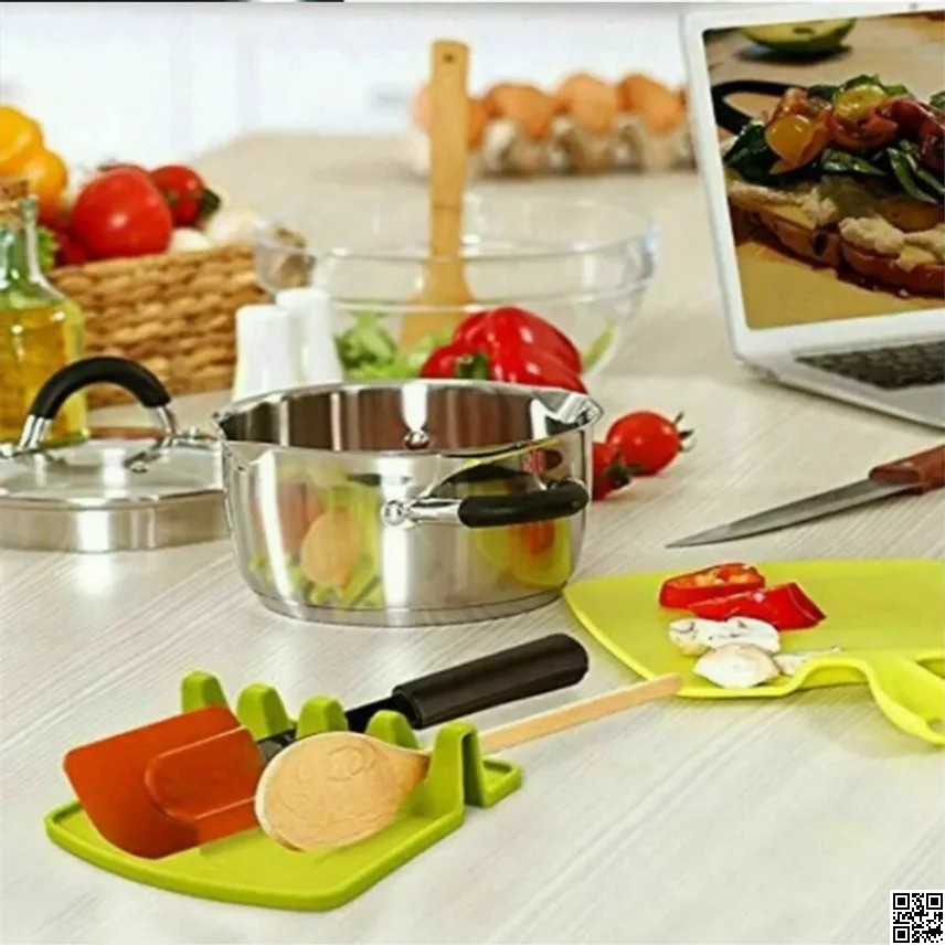 Kitchen Spoon Holder – 4 Slot Utensil Rest thumbnail 5