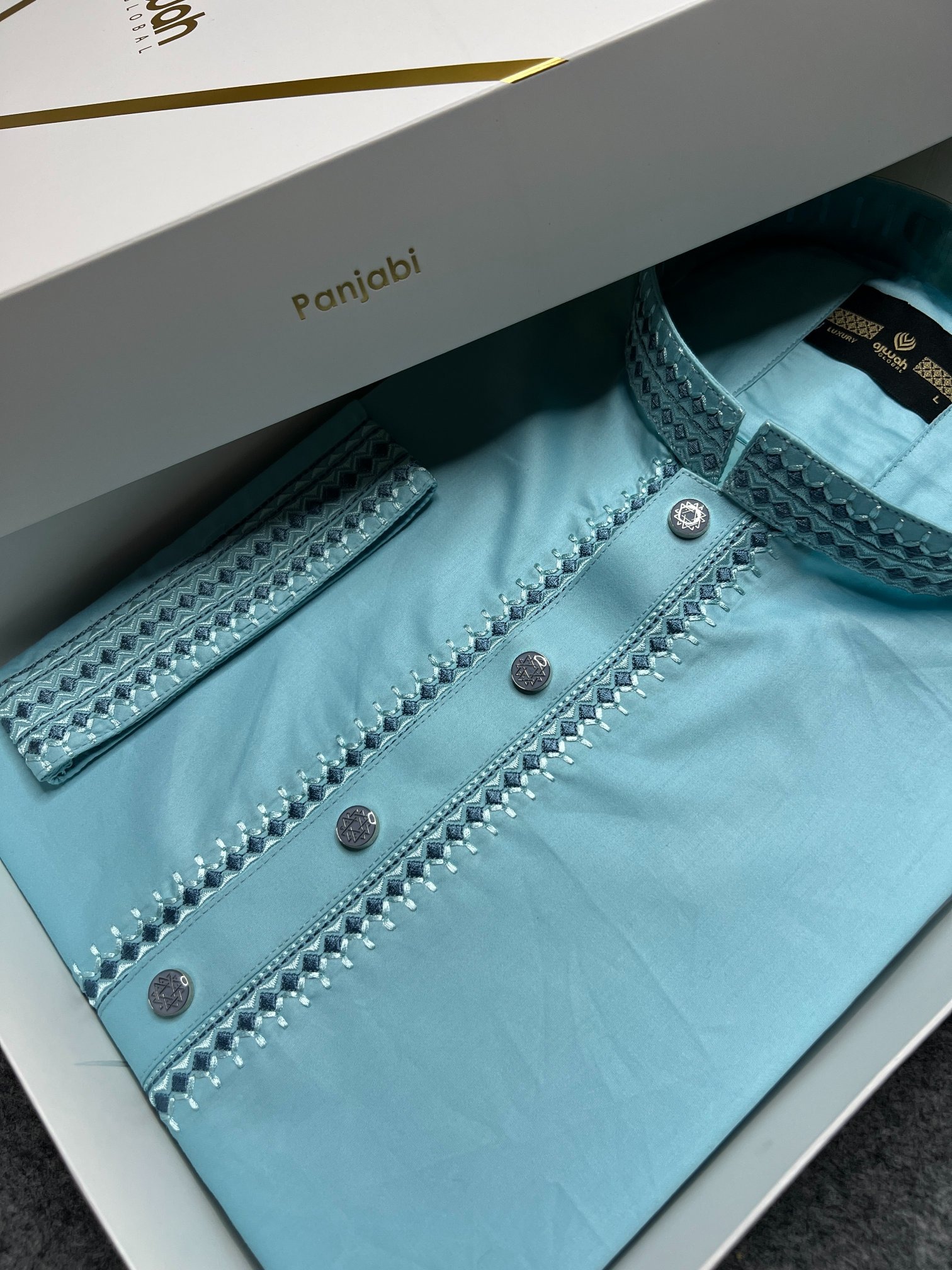 Embroidery Panjabi For Men - AJ1012_img_2