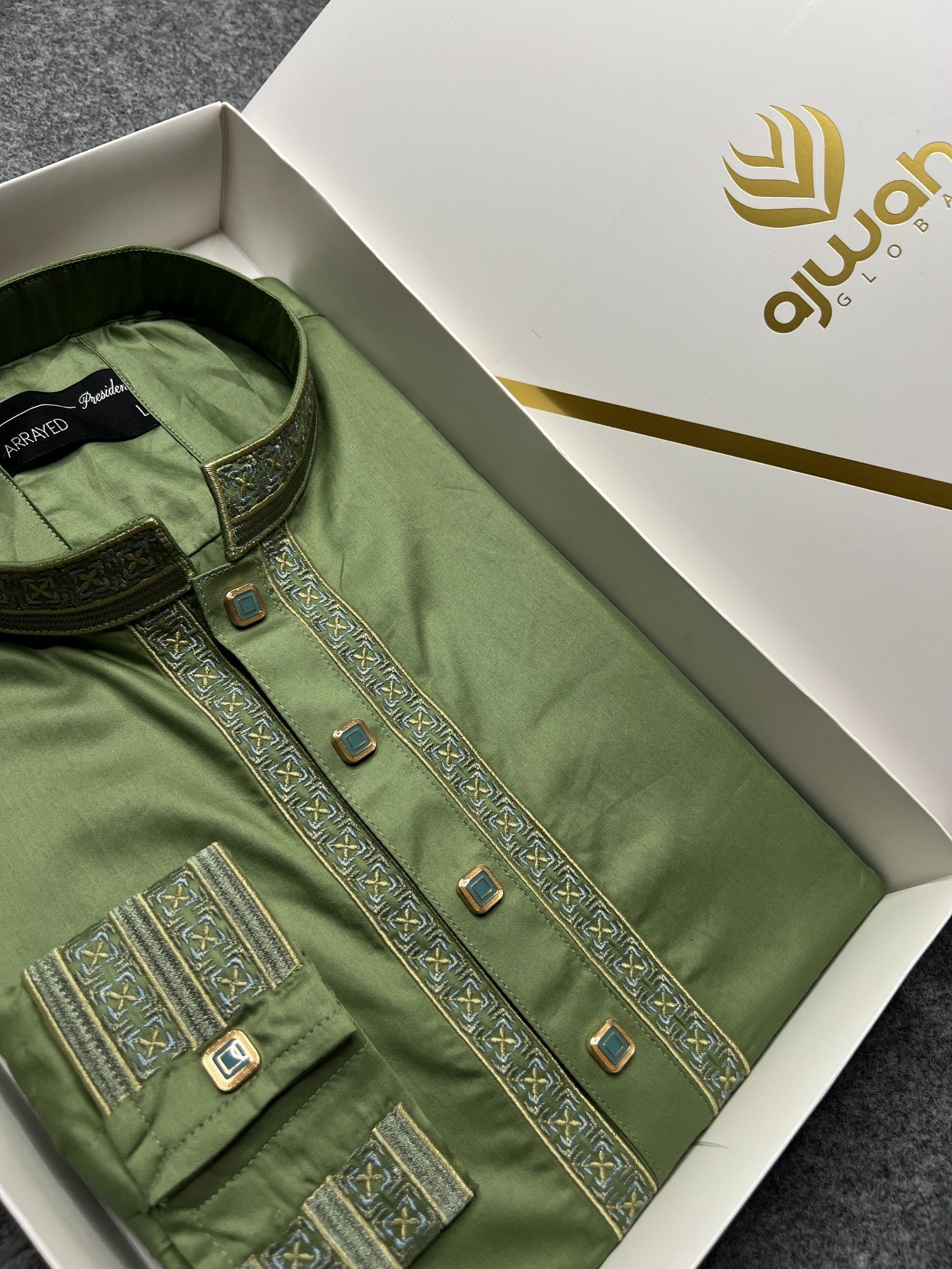 Embroidery Panjabi For Men -AJ1016