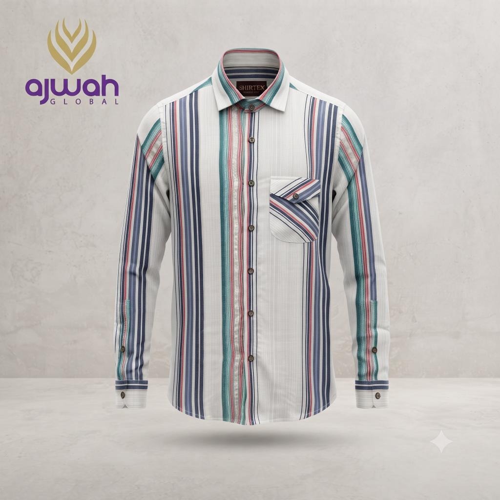 Coastal Multistripe Shirt -p1064