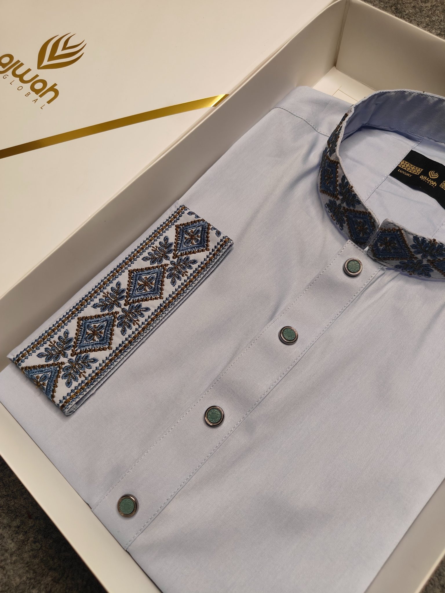 Embroidery Panjabi For Men - AK1011_img_2